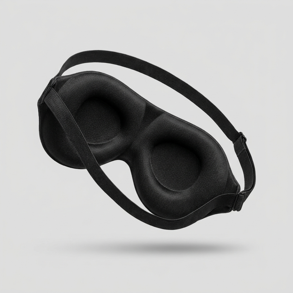 NOXFORM BLACKOUT contoured sleep mask, product shot