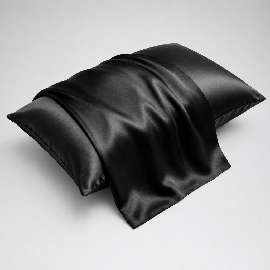 NOXFORM SURFACE satin pillowcase, texture close-up